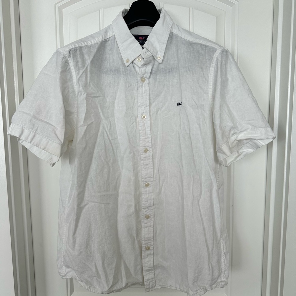 Vineyard Vines Whale Linen Button-Down